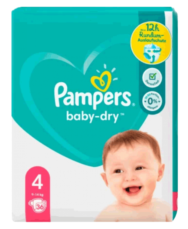 pampers baby dry 4