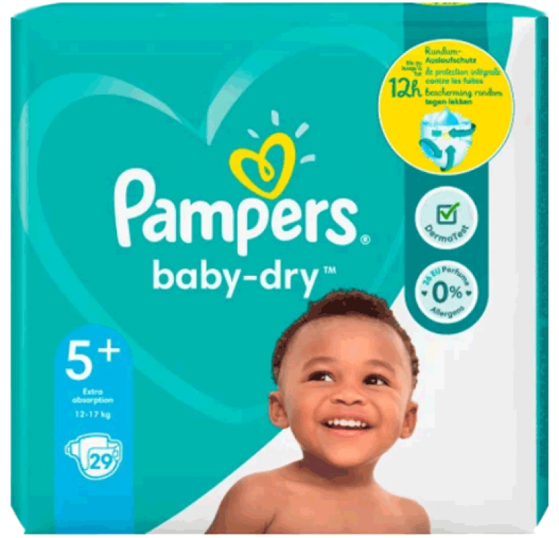 pampers baby dry 5 lus