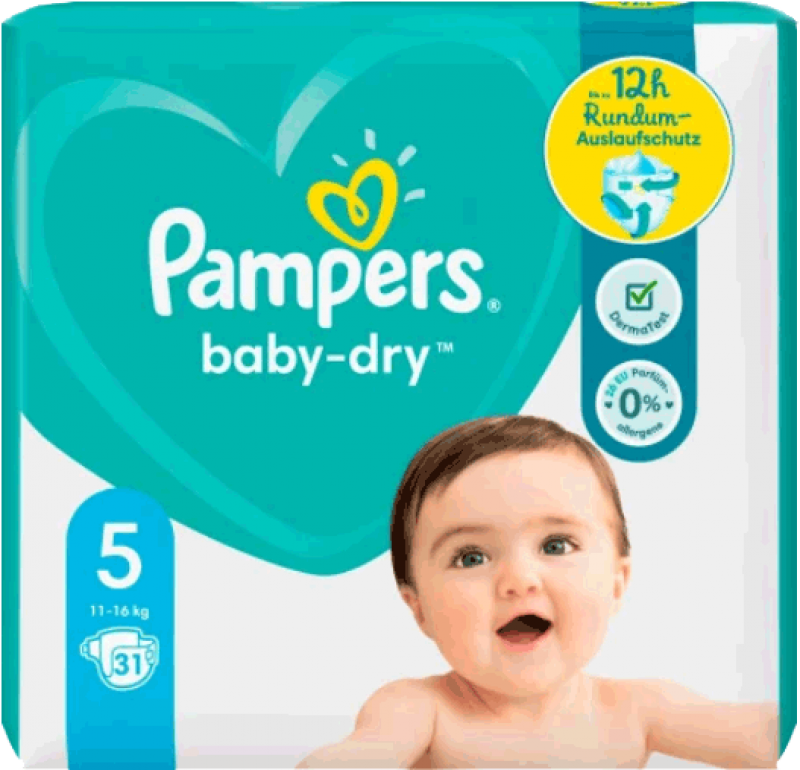 pampers baby dry 5