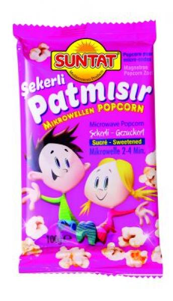 Suntat Mikrowelle Popcorn, Gezuckert, 100g